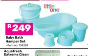 Little One Baby Bath Hamper Set