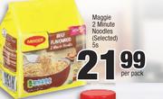 Maggie 2 Minute Noodles (Selected)-5's Pack Per Pack