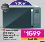 Bennett Read 28L 900W digital Microwave Oven KMW102