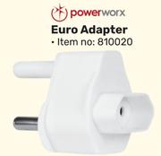 Powerworx Euro Adapter-Each