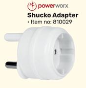 Powerworx Shucko Adapter-Each