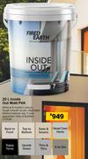 Fired Earth Inside Out Matt PVA-20L   
