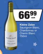 Kleine Zalze Sauvignon Blanc,Chardonnay Or Chenin Blanc-750ml Each