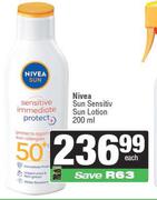 Nivea Sun Sensitiv Sun Lotion-200ml Each