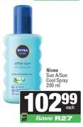 Nivea Sun A/Sun Cool Spray-200ml Each