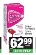 Calpol Paediatric Syrup-100ml Each