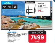 Samsung 139cm (55") Smart UHD TV UA55DU7000KXXA