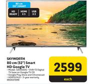 Skyworth 80cm (32") Smart HD Google TV 32E5400G