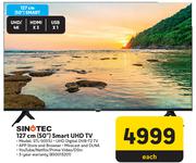 Sinotec 127cm (50") Smart UHD TV STL-50S1U
