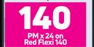 Samsung Galaxy A03 Core Smartphone-On Red Flexi 140