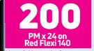 Samsung Galaxy A04e Smartphone-On Red Flexi 140