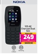Nokia 105 AE Charcoal Dual Sim-Each