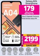 Samsung Galaxy A04 Smartphone-On Red Flexi 140