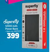 Superfly 12000 Mah Power Bank