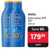 Nivea Kids Lotion SPF 50+-200ml