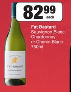 Fat Bastard Sauvignon Blanc, Chardonnay Or Chenin Blanc-750ml Each