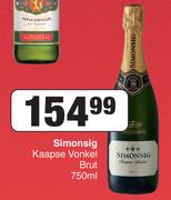 Simonsig Kaapse Vonkel Brut-750ml