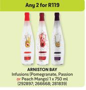 Arniston Bay Infusions (Pomegranate, Passion Or Peach Mango)-For 2 x 750ml