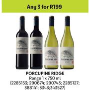 Porcupine Ridge Range-For 3 x 750ml