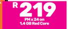 Xiaomi Redmi A3x Smartphone-On 1.4GB Red Core