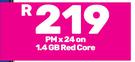 Vivo Y03 4G-On 1.4GB Red Core