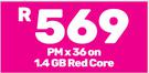 Apple iPhone 13 128GB Smartphone-On 1.4GB Red Core