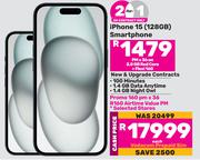 Apple iPhone 15 128GB Smartphone-Each