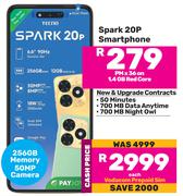 Tecno Spark 20P Smartphone-On 1.4GB Red Core