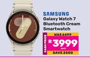 Samsung Galaxy Watch 7 Bluetooth Cream Smartwatch-Each