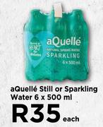 Aquelle Still Or Sparkling Water-6 X 500 ml-Each