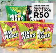 Simba NikNaks Assorted-For Any 5 x 135g