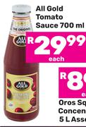 All Gold Tomato Sauce-700ml 