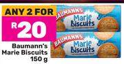 Baumann's Marie Biscuits-For Any 2 x 150g