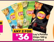 Lay's Potato Chips Assorted-For Any 2 x 120g
