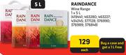 Raindance Wine Range-5L Each