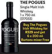 The Pogues Single Malt Irish Whisky-750ml 