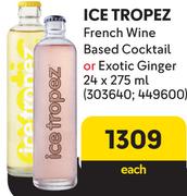 Ice Torpez French Wine Based Cocktail Or Exotic Ginger-24 x 275ml 