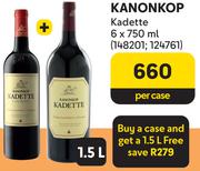 Kanonkop Kadette-6 x 750ml Per Case