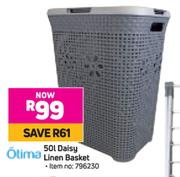 Otima 50L Daisy Linen Basket