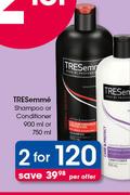 TRESemme Shampoo Or Conditioner-2x 900ml Or 750ml Per Offer