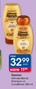 Garnier Ultimate Blends Shampoo Or Conditioner-200ml Each