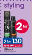 TRESemme Styling Treatment-2x Per Offer