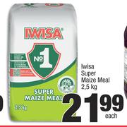 2Iwisa Super Maize Meal-2.5kg Each