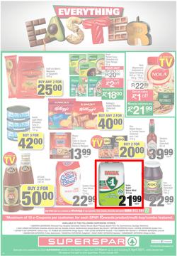 SUPERSPAR EASTERN CAPE (23 March - 5 April 2021) Valid in Gqeberha, East London, Knysna, George, Jeffrey's Bay, ST Francis Bay, Port Alfred, Plettenberg Bay, Uitenhage, Queenstown & Sedgefield, page 12