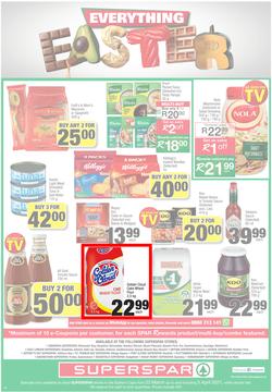 SUPERSPAR EASTERN CAPE (23 March - 5 April 2021) Valid in Gqeberha, East London, Knysna, George, Jeffrey's Bay, ST Francis Bay, Port Alfred, Plettenberg Bay, Uitenhage, Queenstown & Sedgefield, page 12