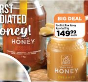 You First Raw Honey Assorted-1Kg Each