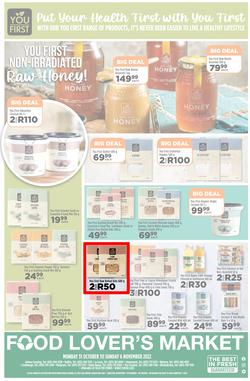 Food Lover's Market KwaZulu-Natal : Happy, Healthy Living (31 October - 06 November 2022), page 12