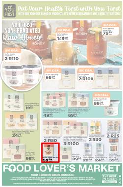 Food Lover's Market KwaZulu-Natal : Happy, Healthy Living (31 October - 06 November 2022), page 12