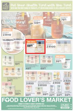 Food Lover's Market KwaZulu-Natal : Happy, Healthy Living (31 October - 06 November 2022), page 12