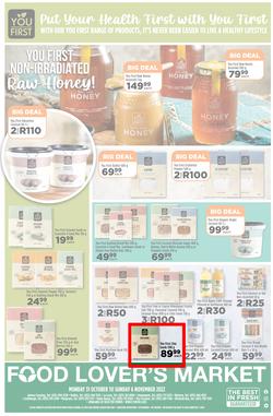 Food Lover's Market KwaZulu-Natal : Happy, Healthy Living (31 October - 06 November 2022), page 12